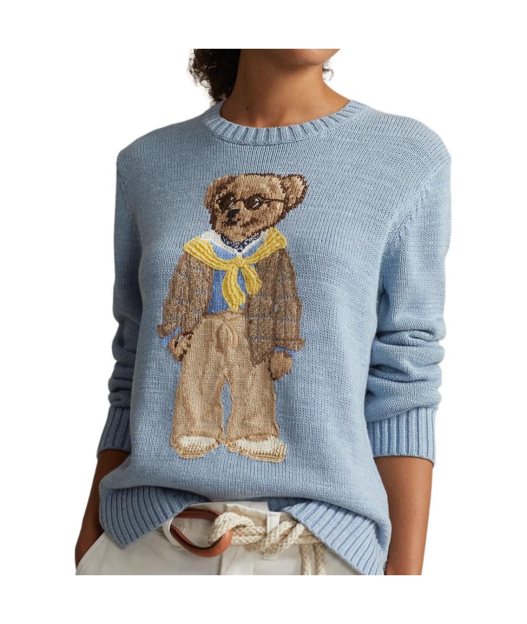 POLO RALPH LAUREN Синий джемпер / свитер, фото 4