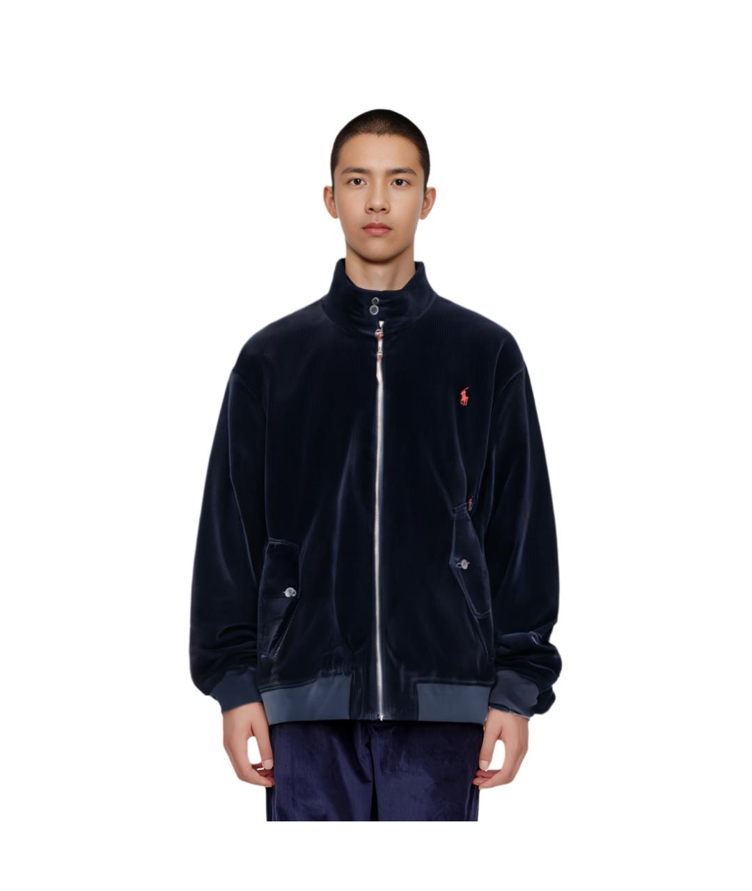 POLO RALPH LAUREN Темно-синяя хлопковая куртка, фото 9
