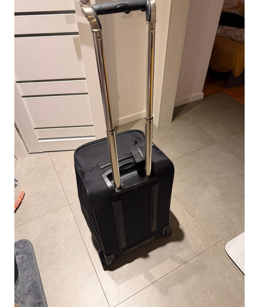 BRIC'S Черный кожаный чемодан, фото 2