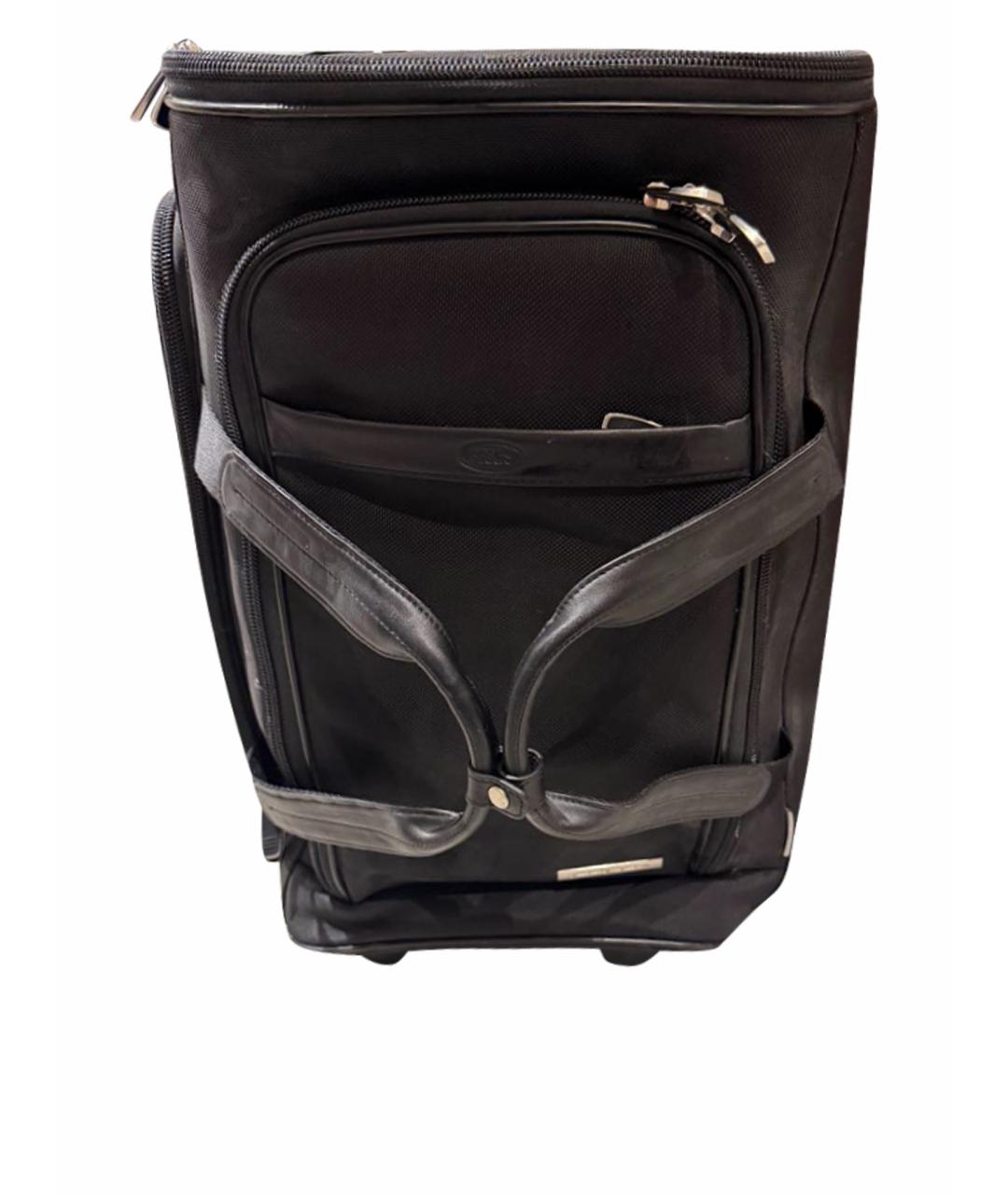 BRIC'S Черный кожаный чемодан, фото 1