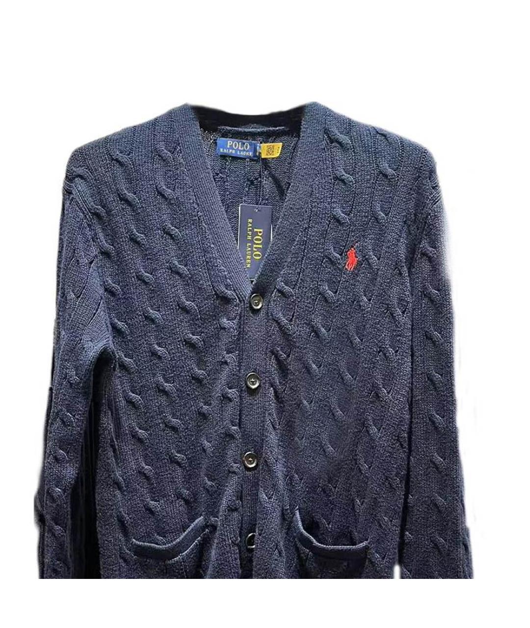 POLO RALPH LAUREN Синий кардиган, фото 3