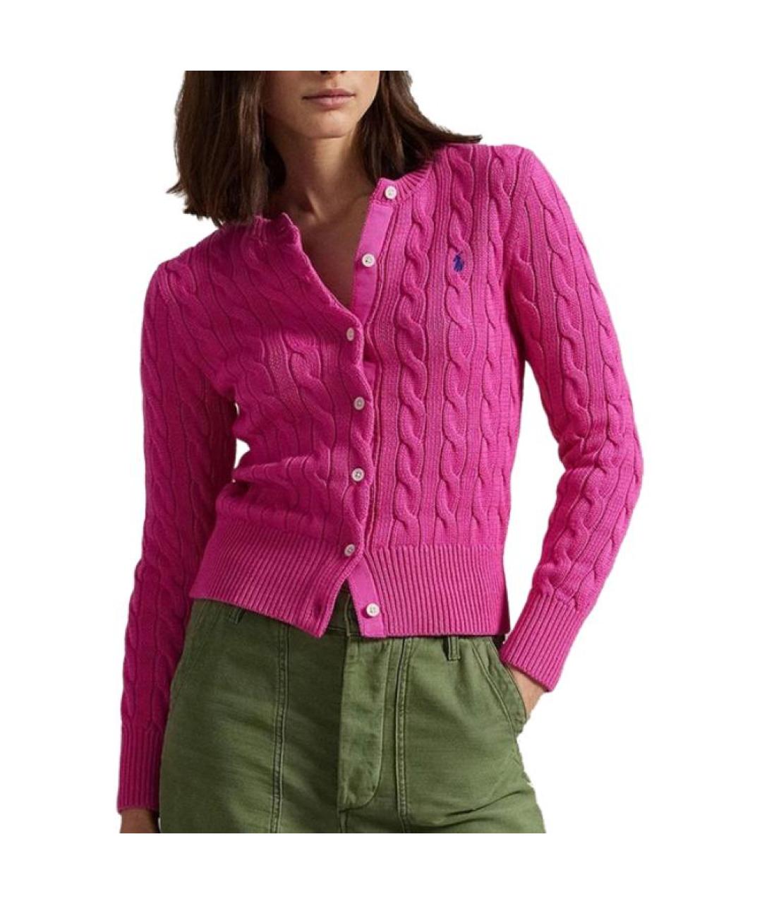 POLO RALPH LAUREN Фуксия кардиган, фото 5