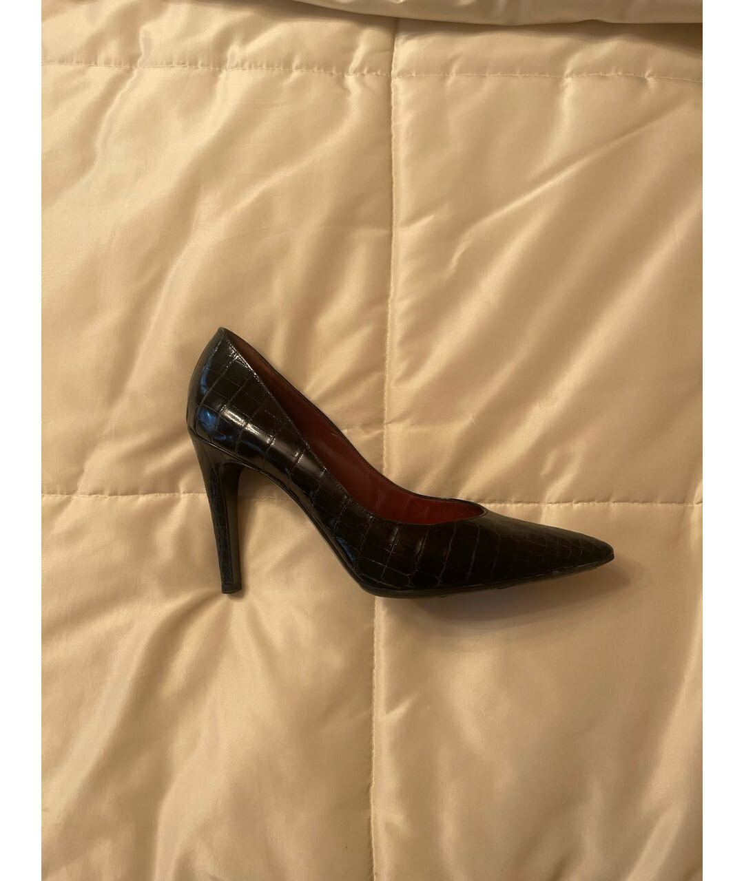 BOTTEGA VENETA Черные туфли из экзотической кожи, фото 5