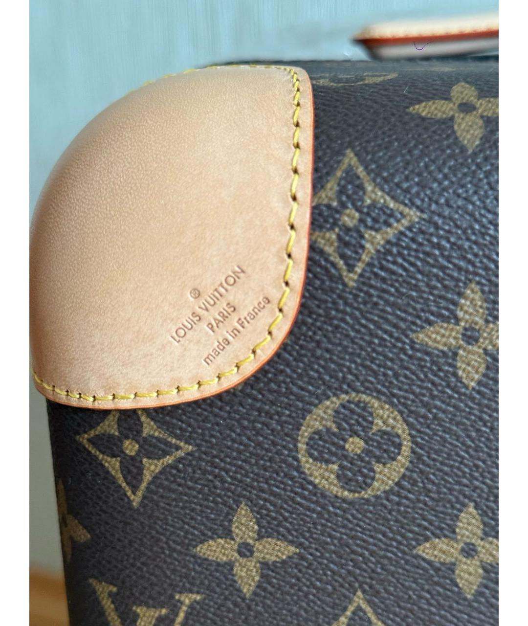 LOUIS VUITTON Коричневый чемодан, фото 5