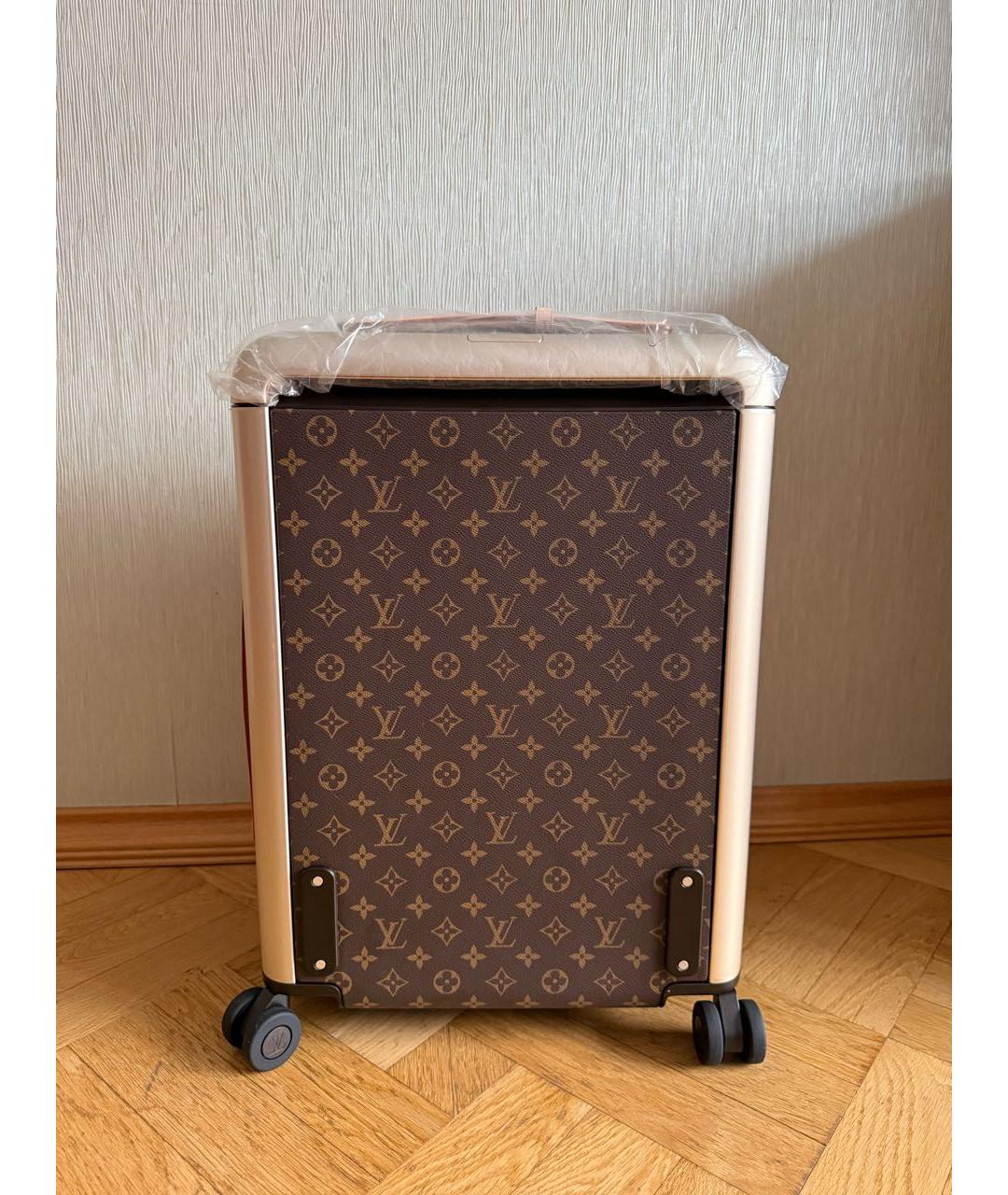 LOUIS VUITTON Коричневый чемодан, фото 2