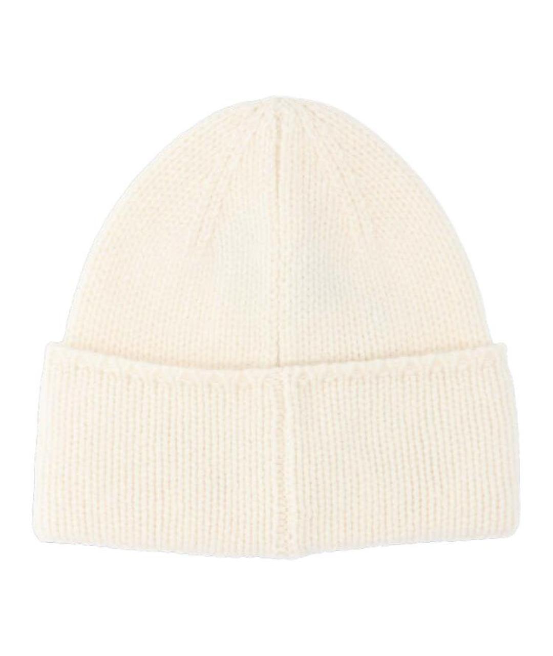 POLO RALPH LAUREN Бежевая шерстяная шапка, фото 2