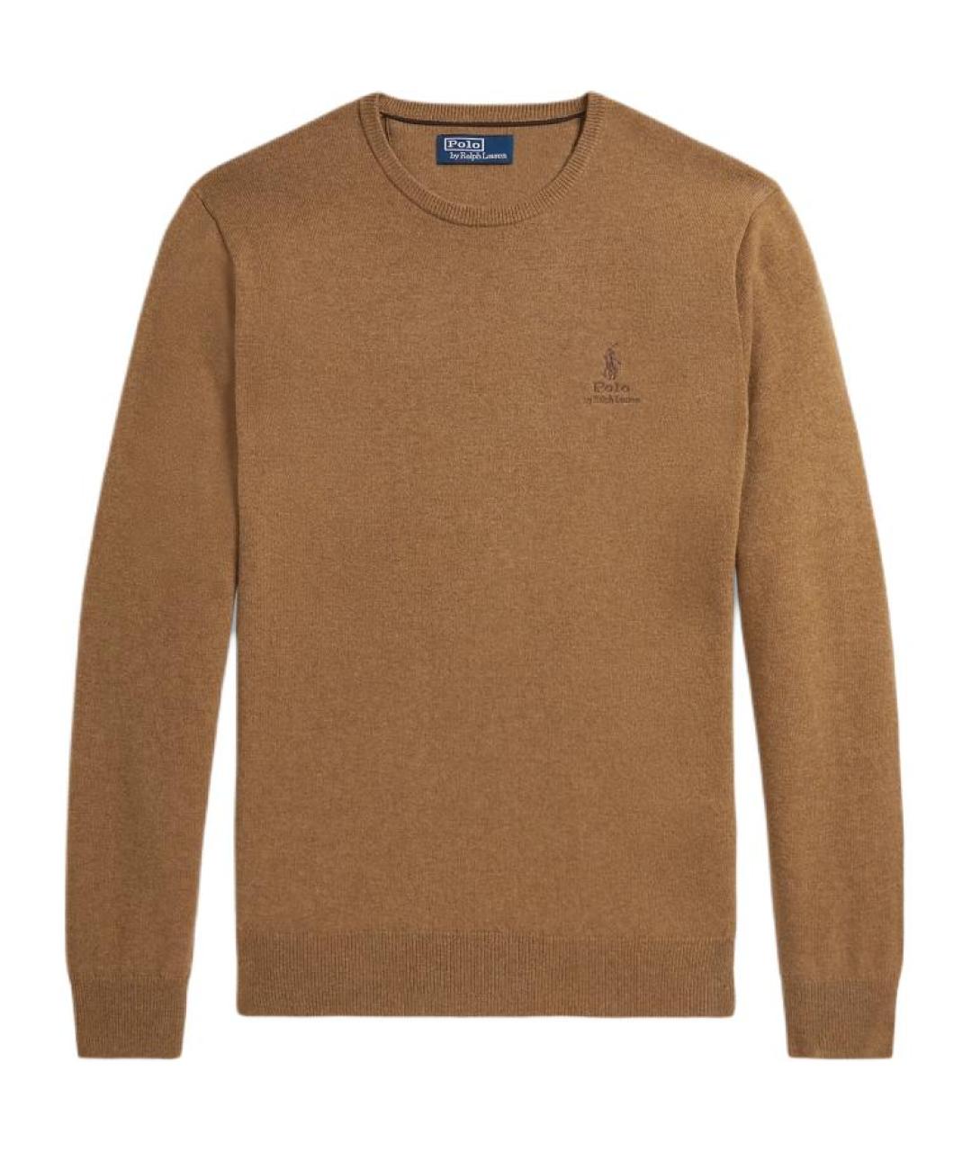 POLO RALPH LAUREN Коричневый джемпер / свитер, фото 1