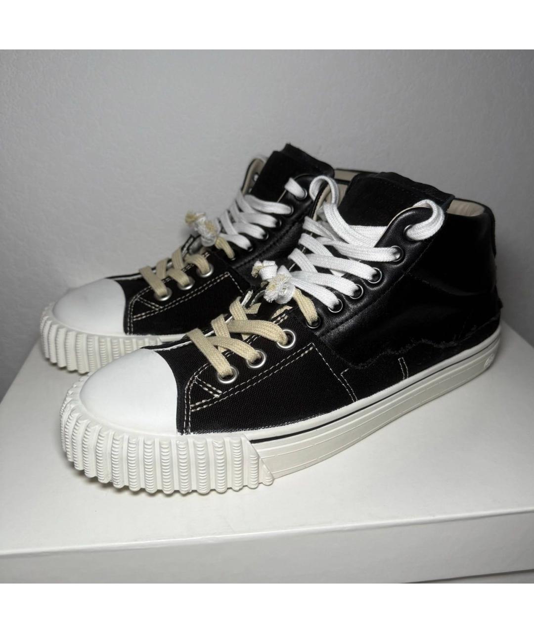MAISON MARGIELA Черные кеды, фото 2