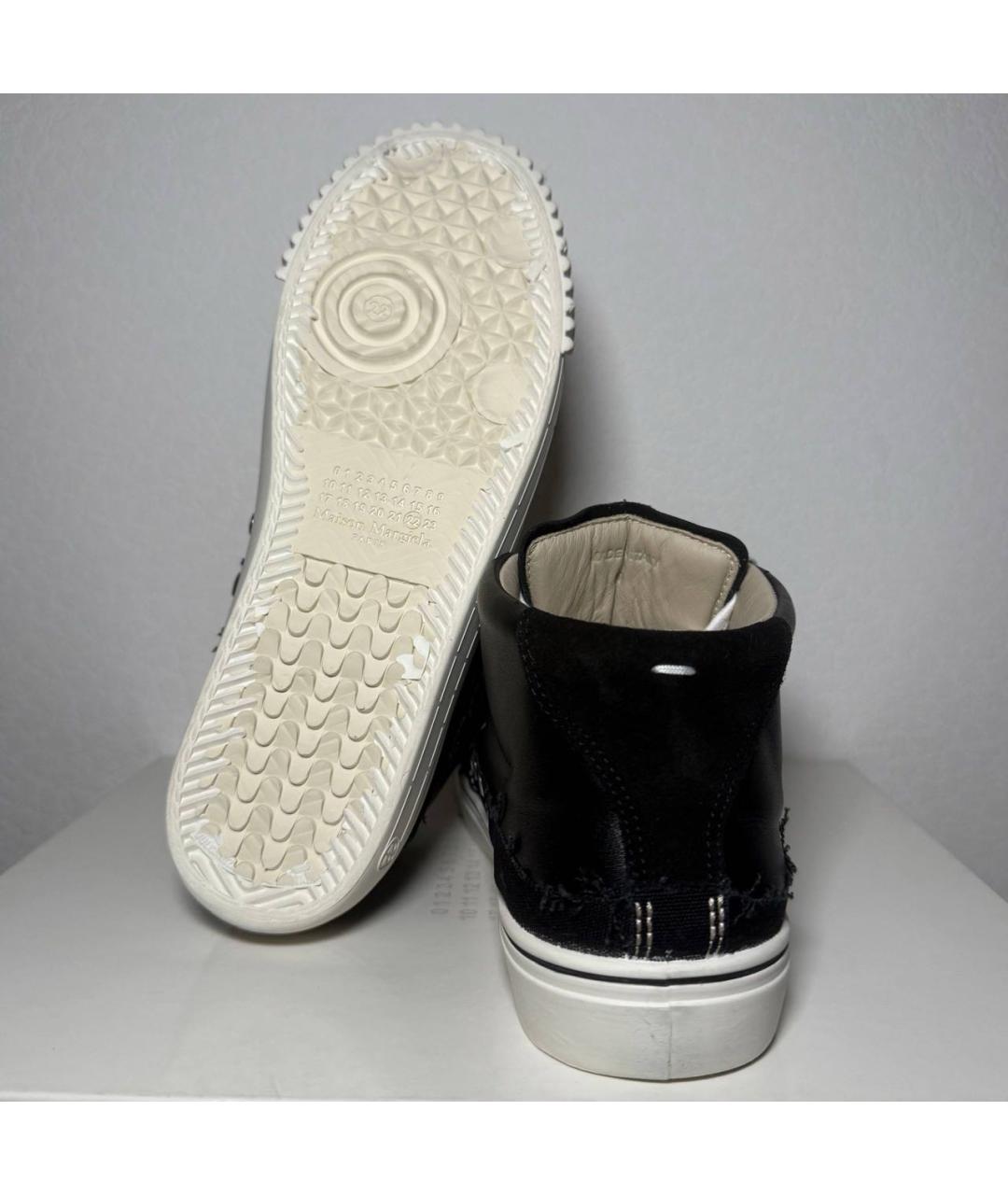 MAISON MARGIELA Черные кеды, фото 6