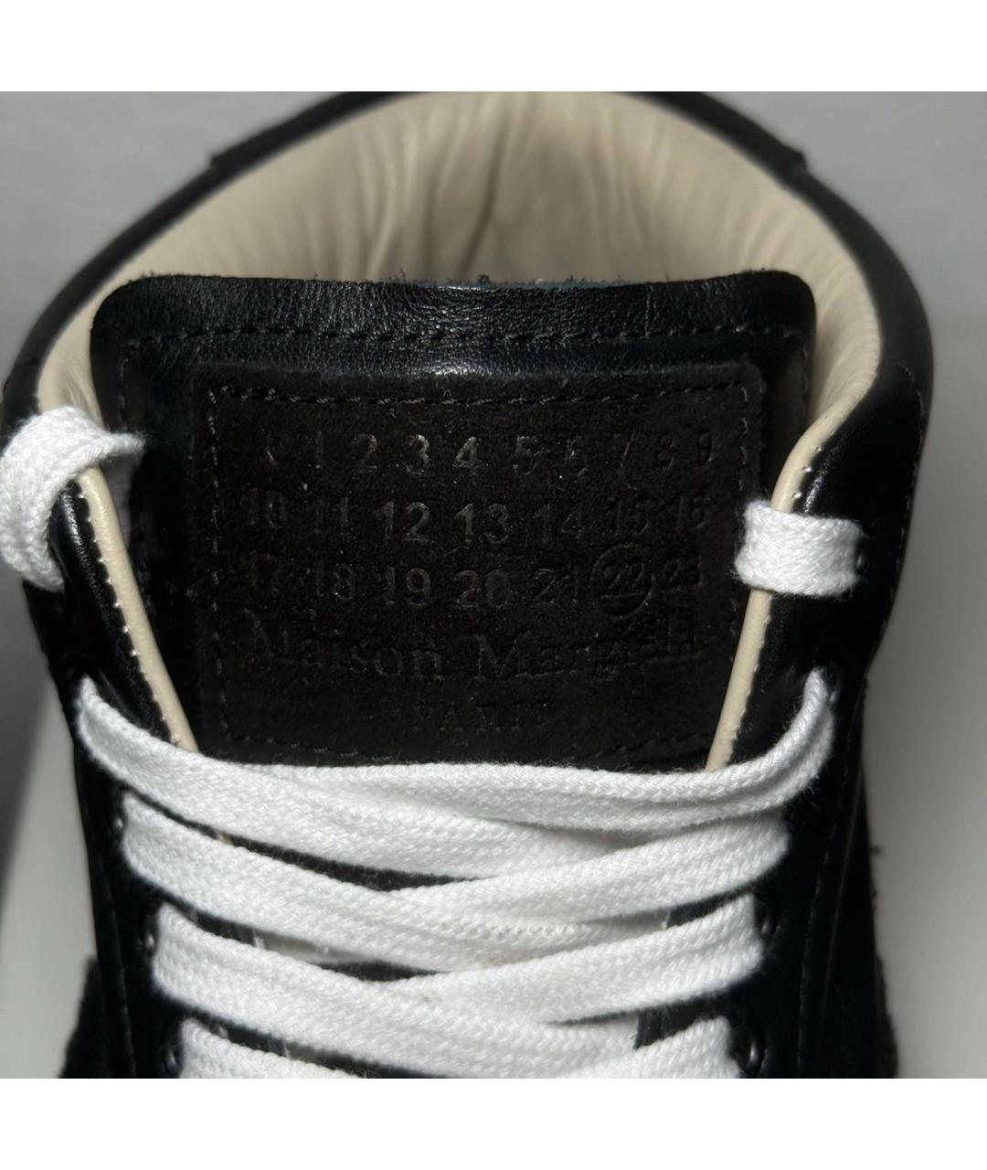 MAISON MARGIELA Черные кеды, фото 4