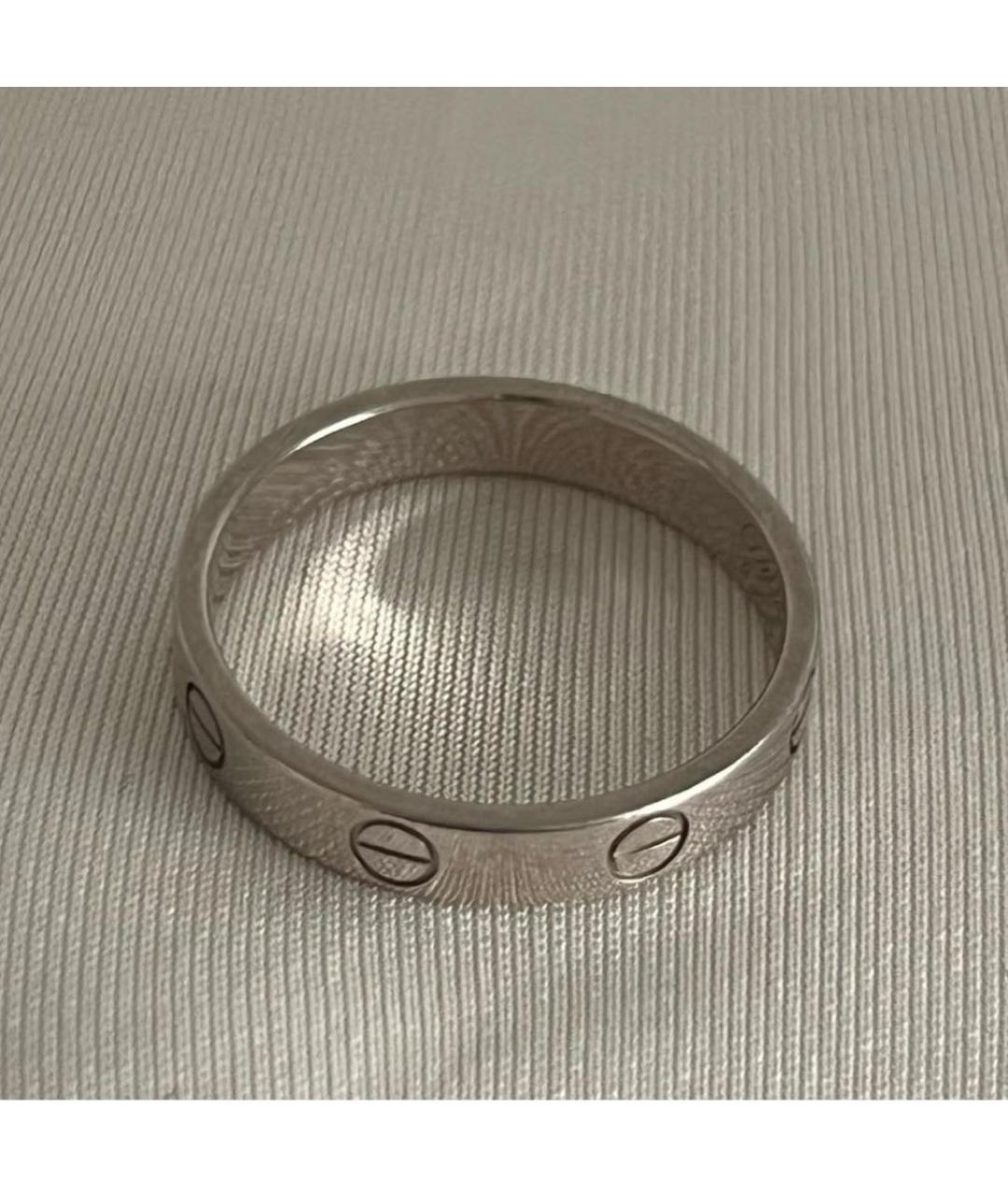 CARTIER Белое кольцо из белого золота, фото 4