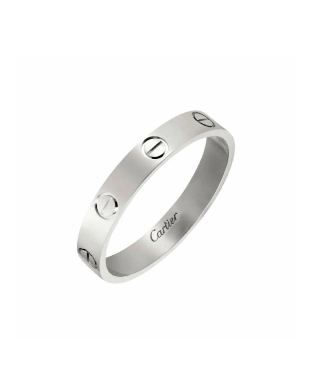 CARTIER Белое кольцо из белого золота, фото 5