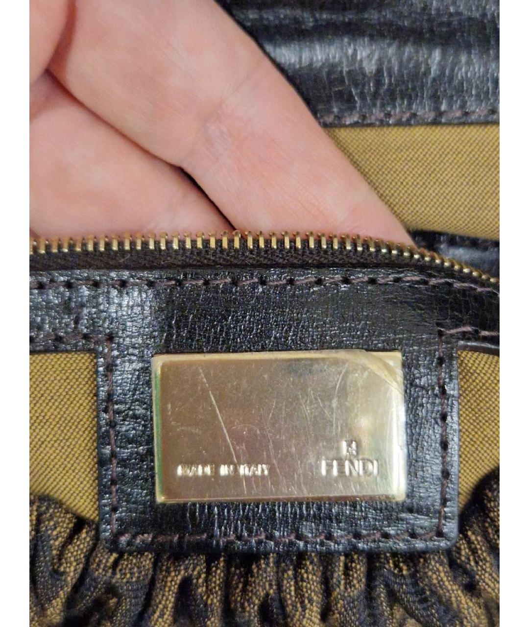 FENDI Мульти тканевая сумка с короткими ручками, фото 8
