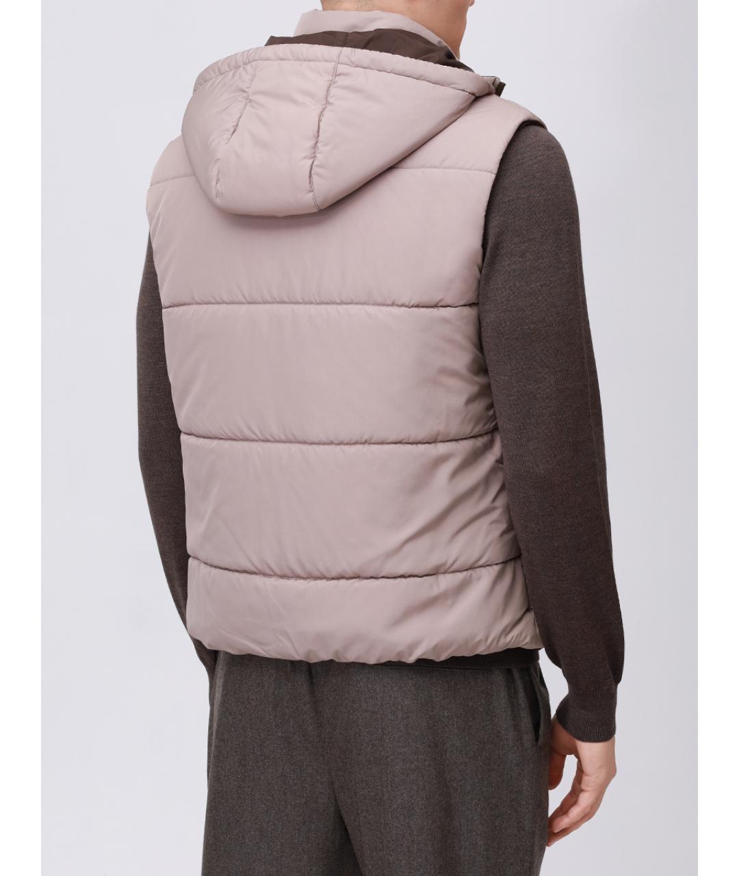 CAPOBIANCO Коричневый жилет, фото 3