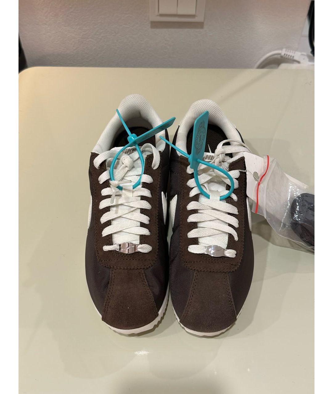 NIKE Коричневые замшевые кроссовки, фото 2