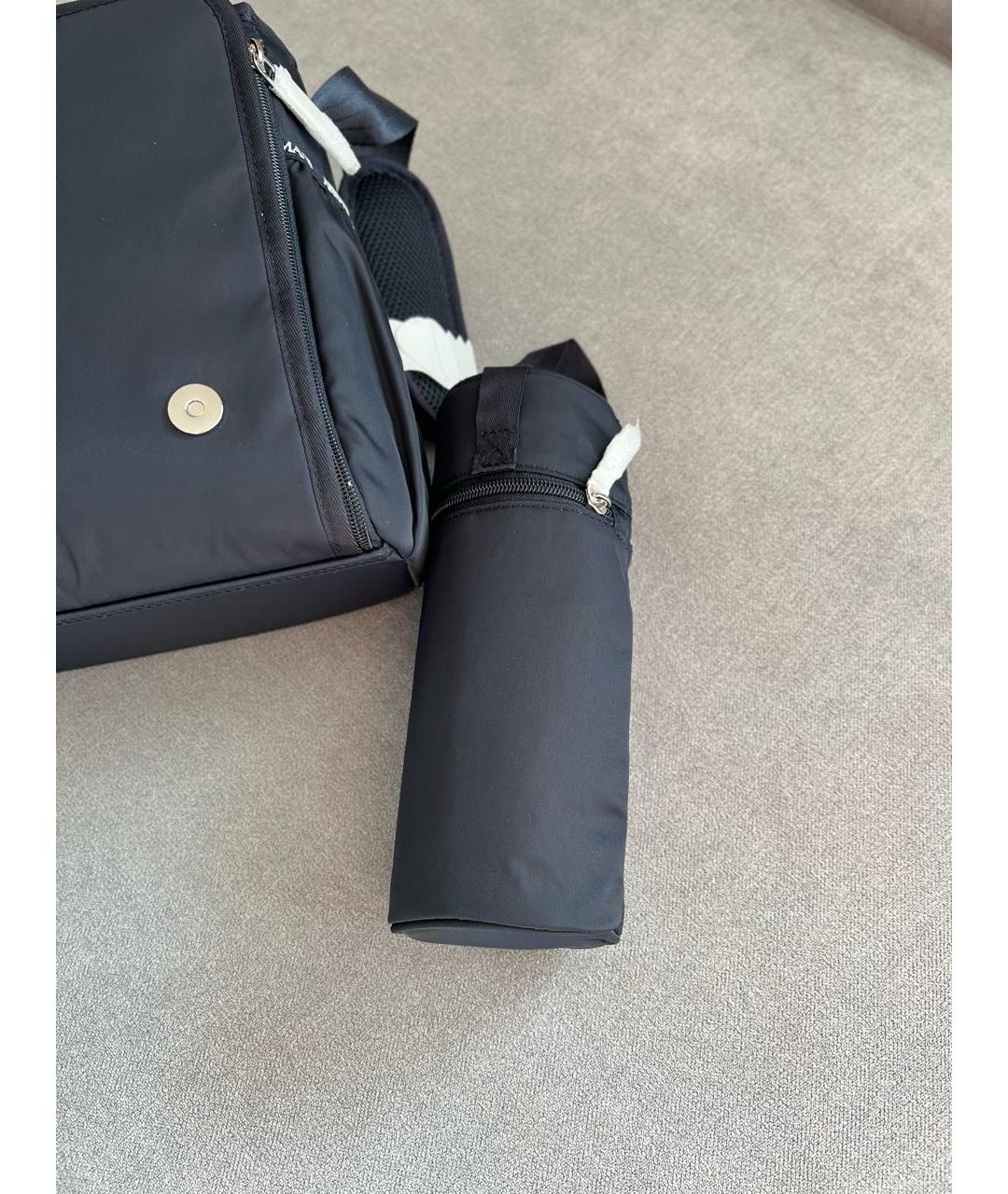 EMPORIO ARMANI Синяя тканевая сумка через плечо, фото 5