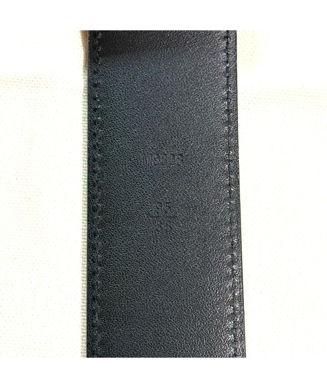 LOUIS VUITTON Черный ремень, фото 2