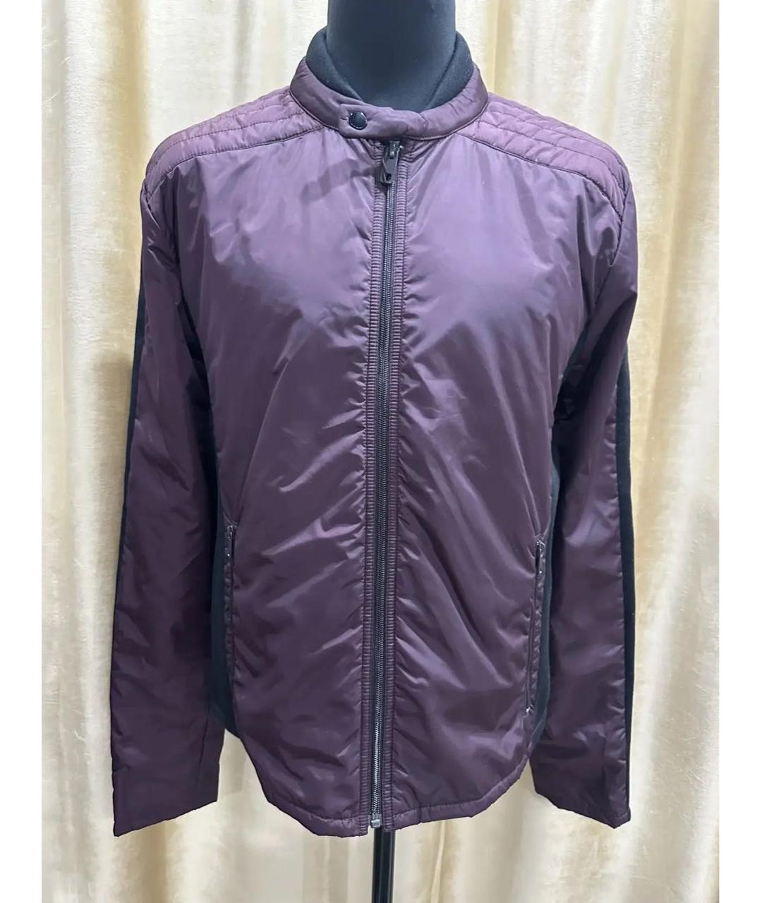 DOLCE&GABBANA Бордовая синтетическая куртка, фото 8