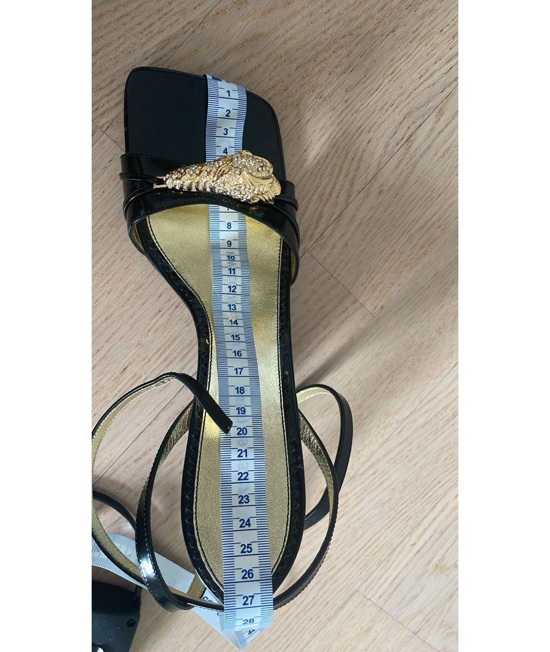 GUCCI Черные кожаные сандалии, фото 7