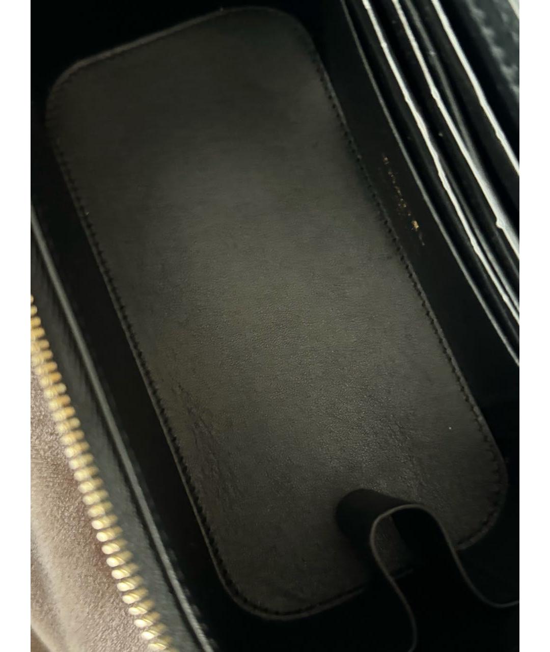 CHANEL Черная кожаная сумка через плечо, фото 6