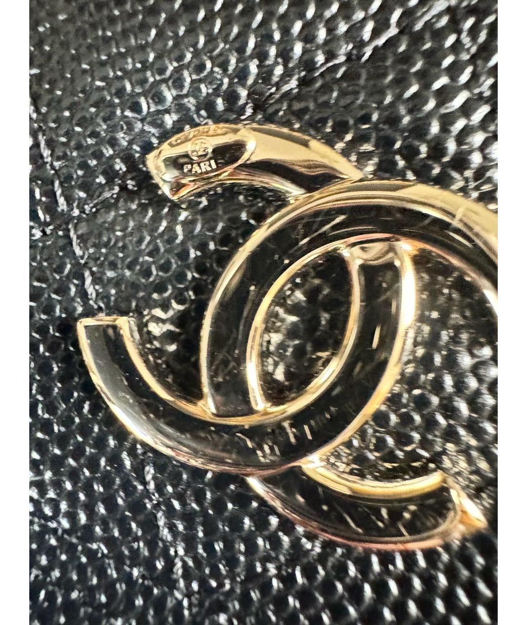 CHANEL Черная кожаная сумка через плечо, фото 5