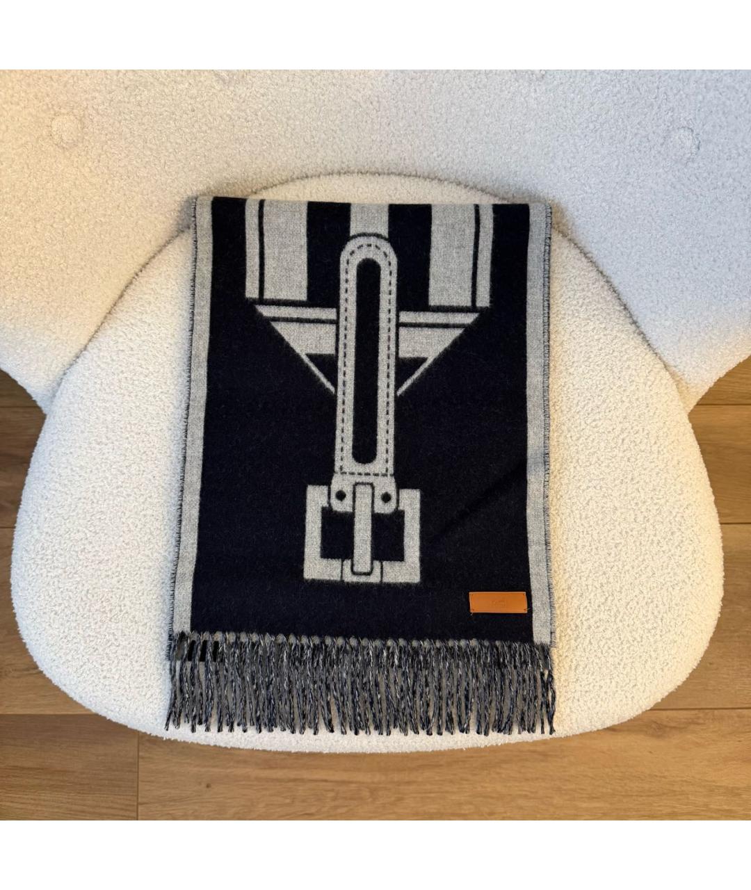 HERMES Мульти кашемировый шарф, фото 3