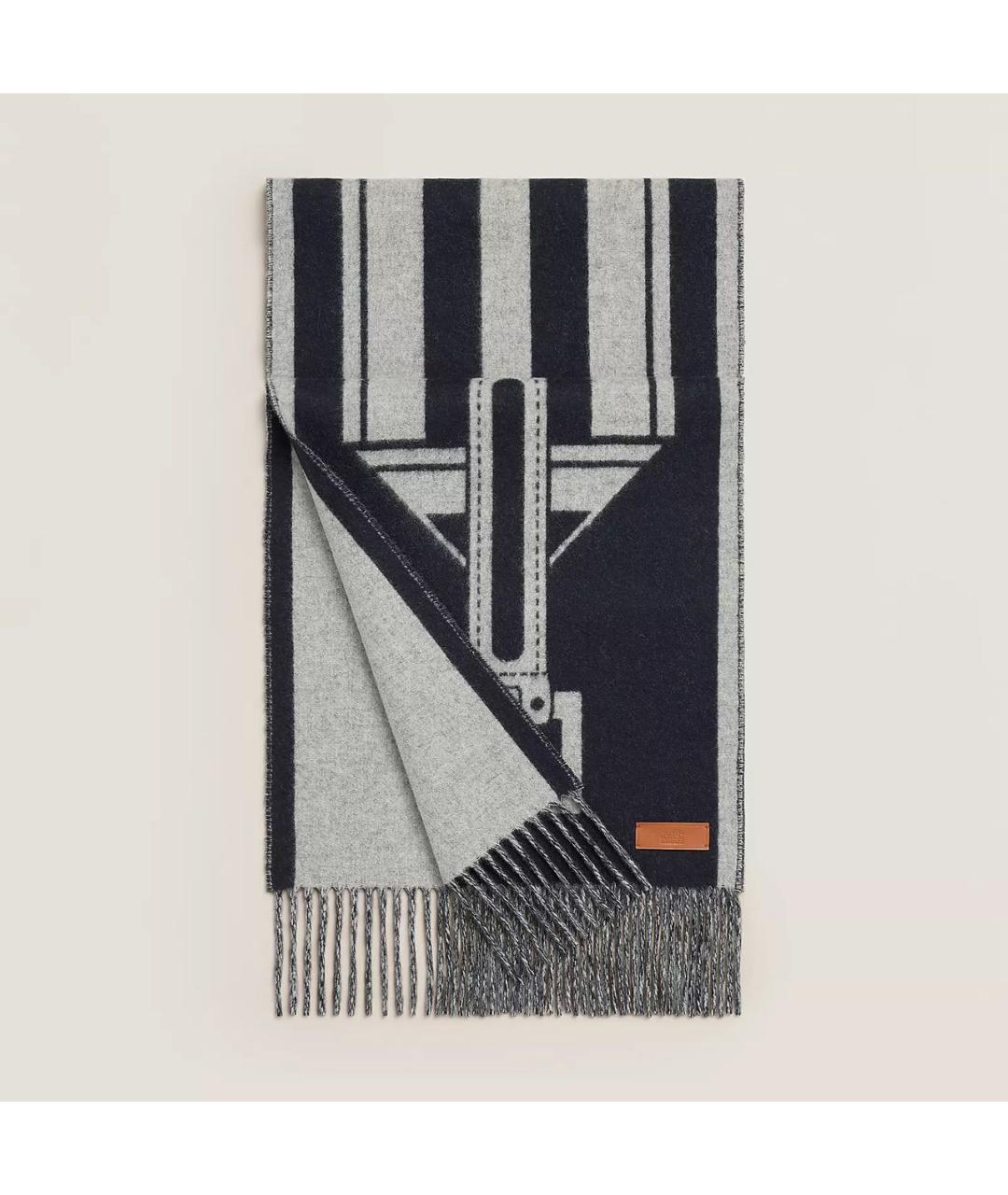 HERMES Мульти кашемировый шарф, фото 6