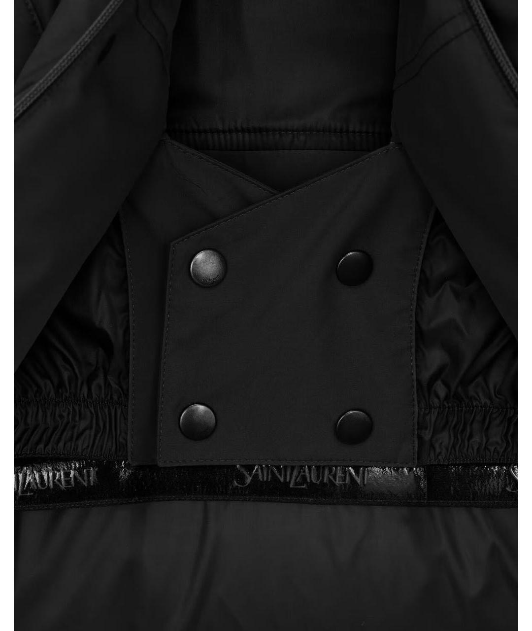 SAINT LAURENT Черная куртка, фото 4