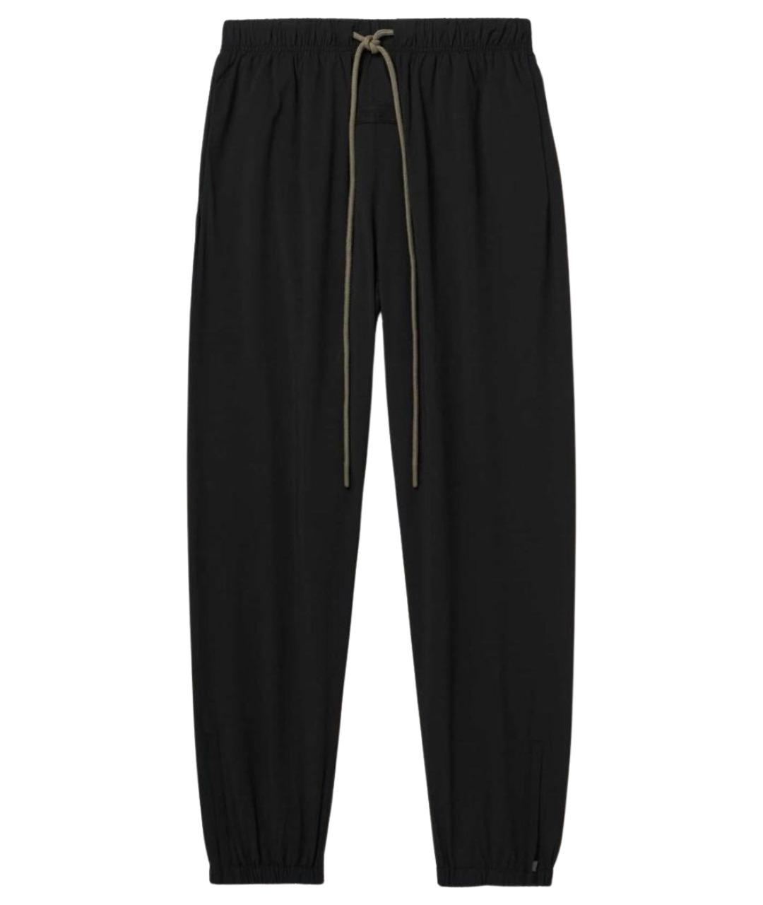 FEAR OF GOD ESSENTIALS Черные хлопковые брюки широкие, фото 1