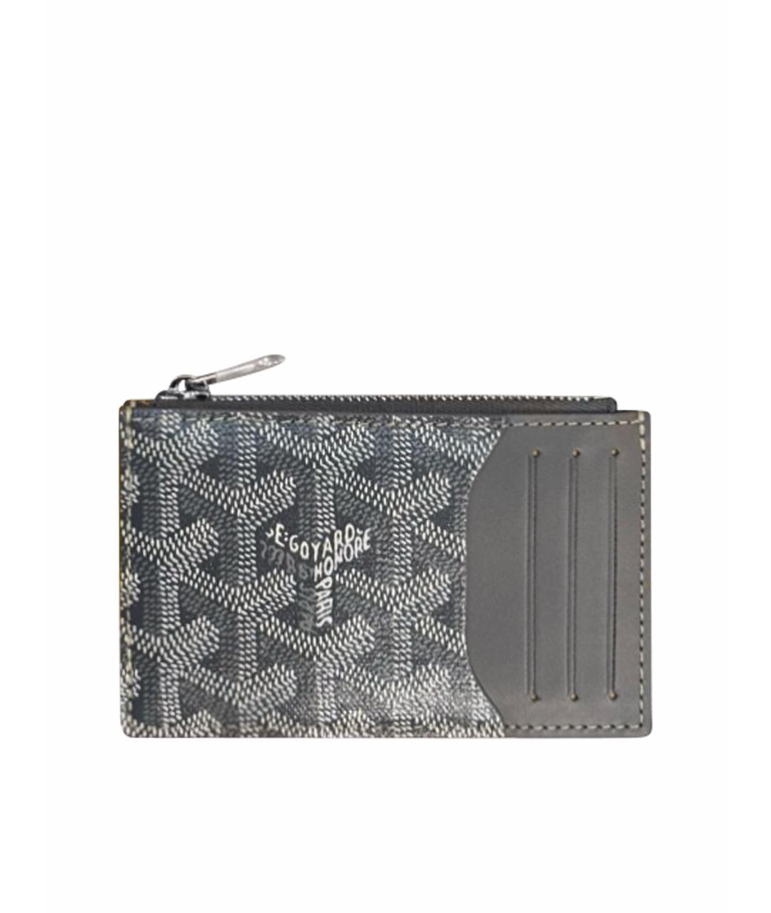 GOYARD Серый кожаный кардхолдер, фото 1