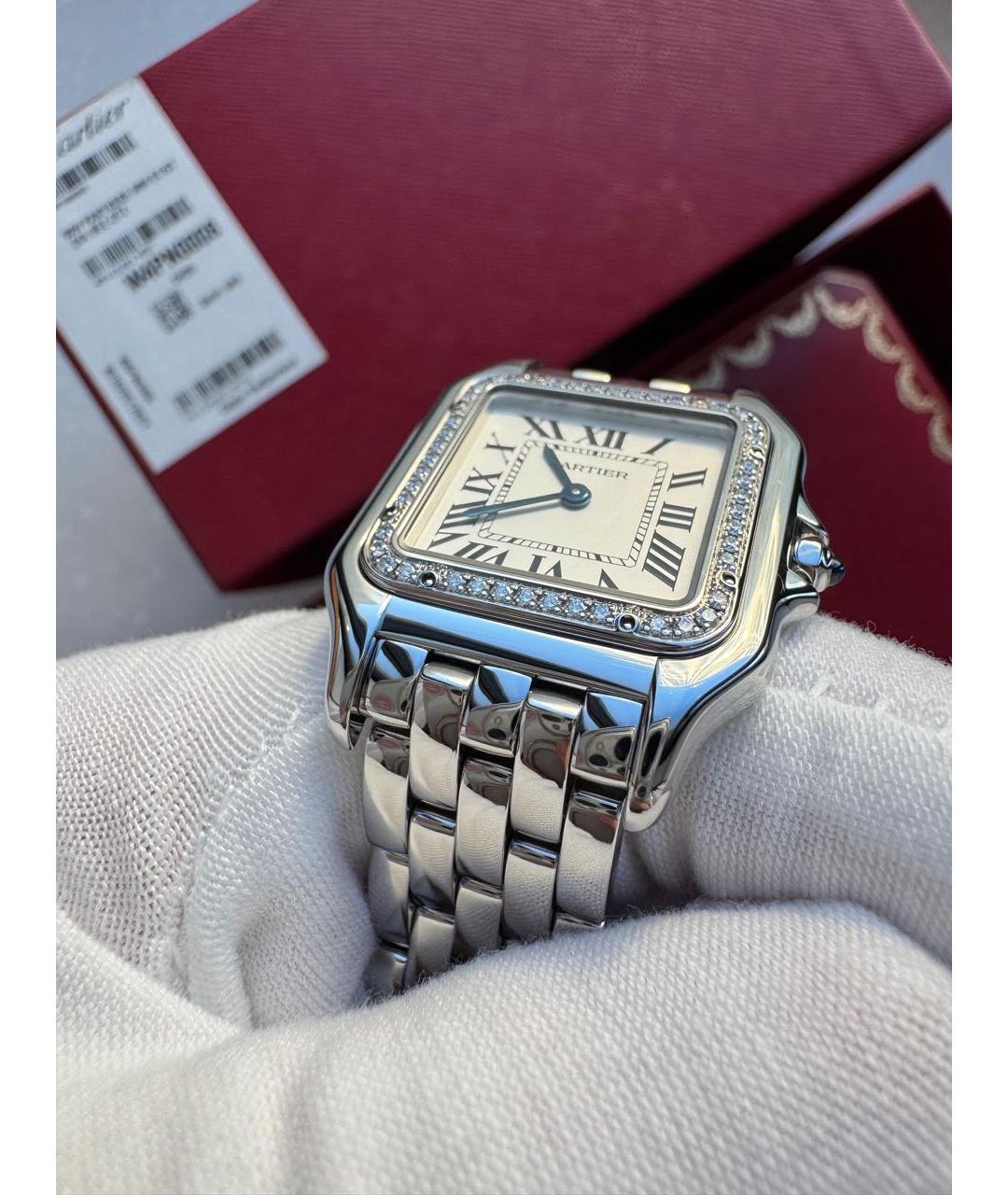 CARTIER Серебряные металлические часы, фото 2