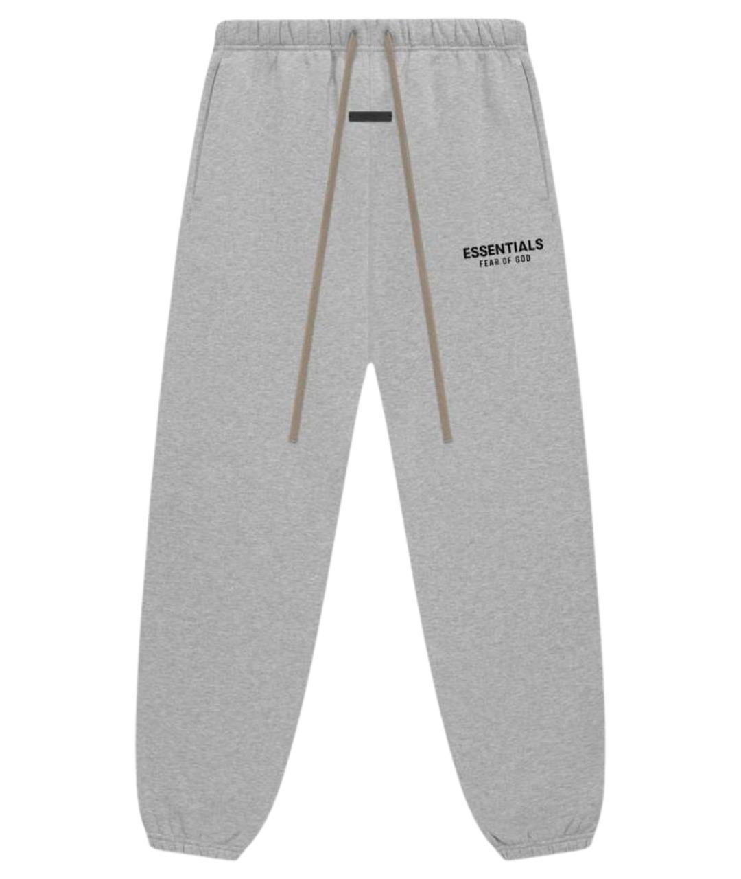 FEAR OF GOD ESSENTIALS Серые хлопковые брюки широкие, фото 1