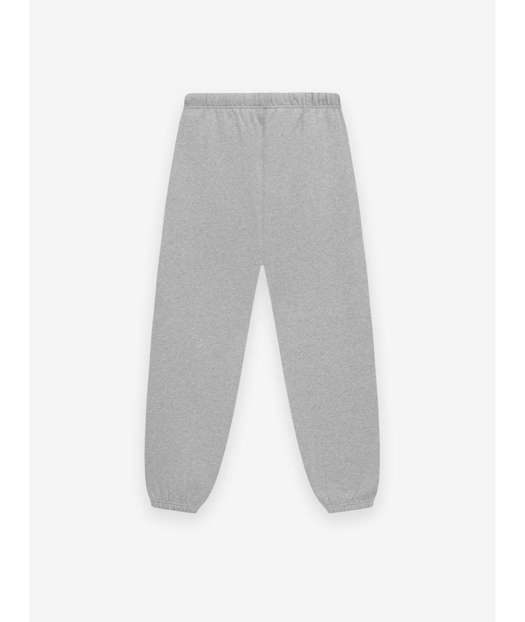 FEAR OF GOD ESSENTIALS Серые хлопковые брюки широкие, фото 2