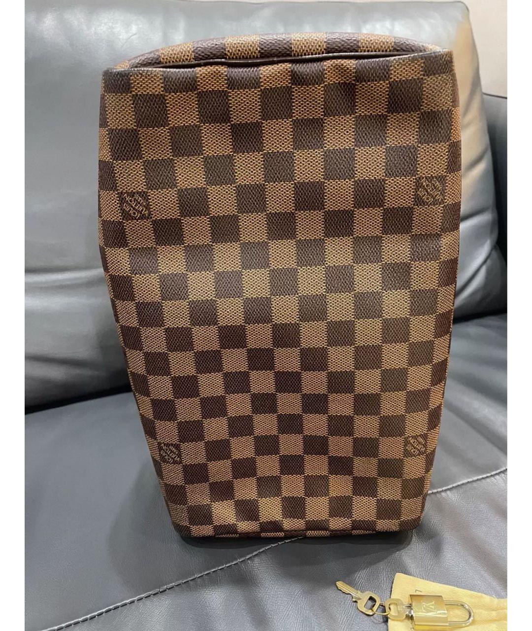 LOUIS VUITTON Коричневая сумка с короткими ручками, фото 6