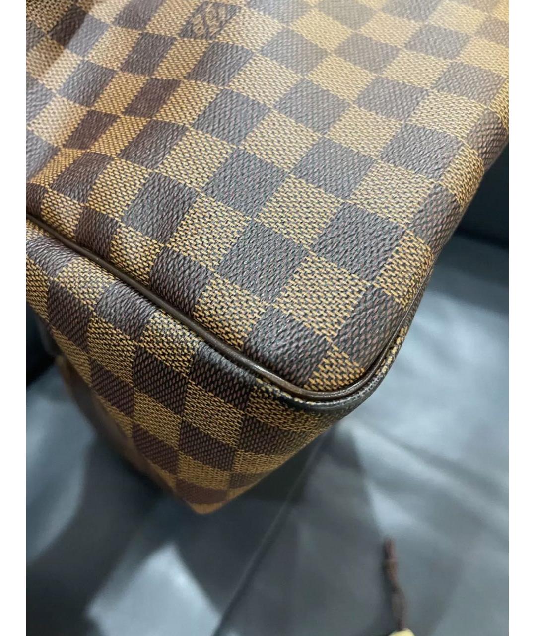LOUIS VUITTON Коричневая сумка с короткими ручками, фото 7