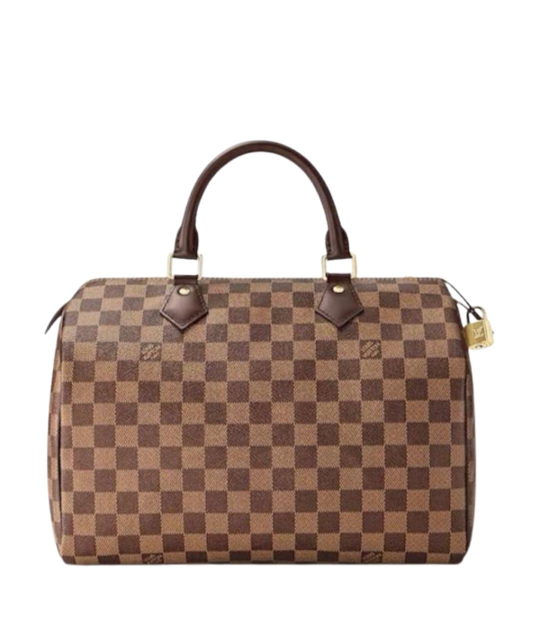 LOUIS VUITTON Коричневая сумка с короткими ручками, фото 1