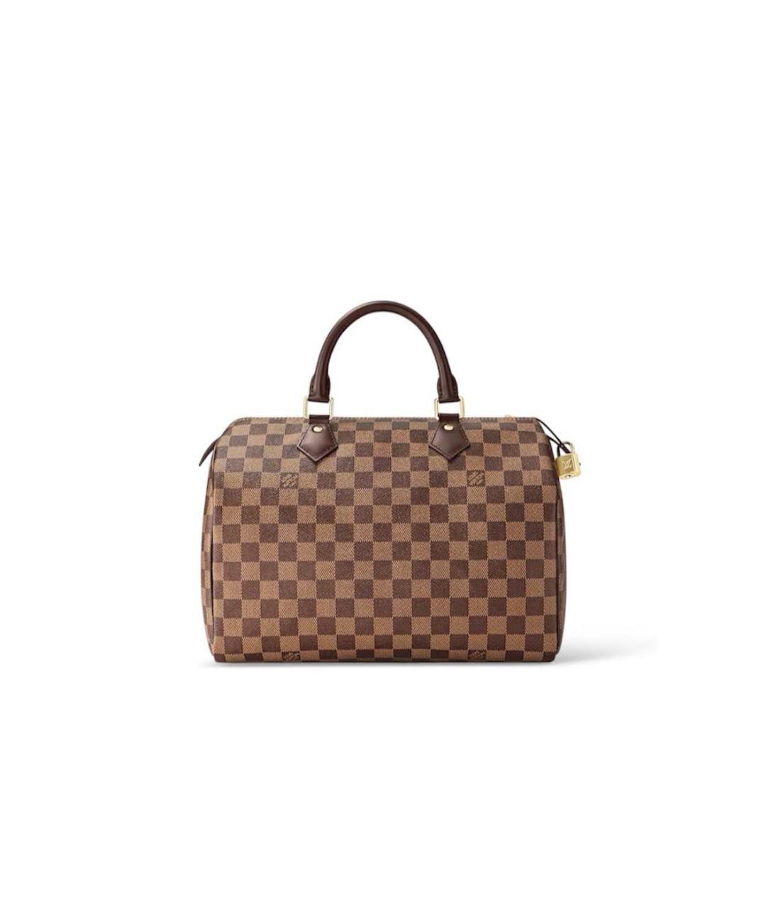 LOUIS VUITTON Коричневая сумка с короткими ручками, фото 9