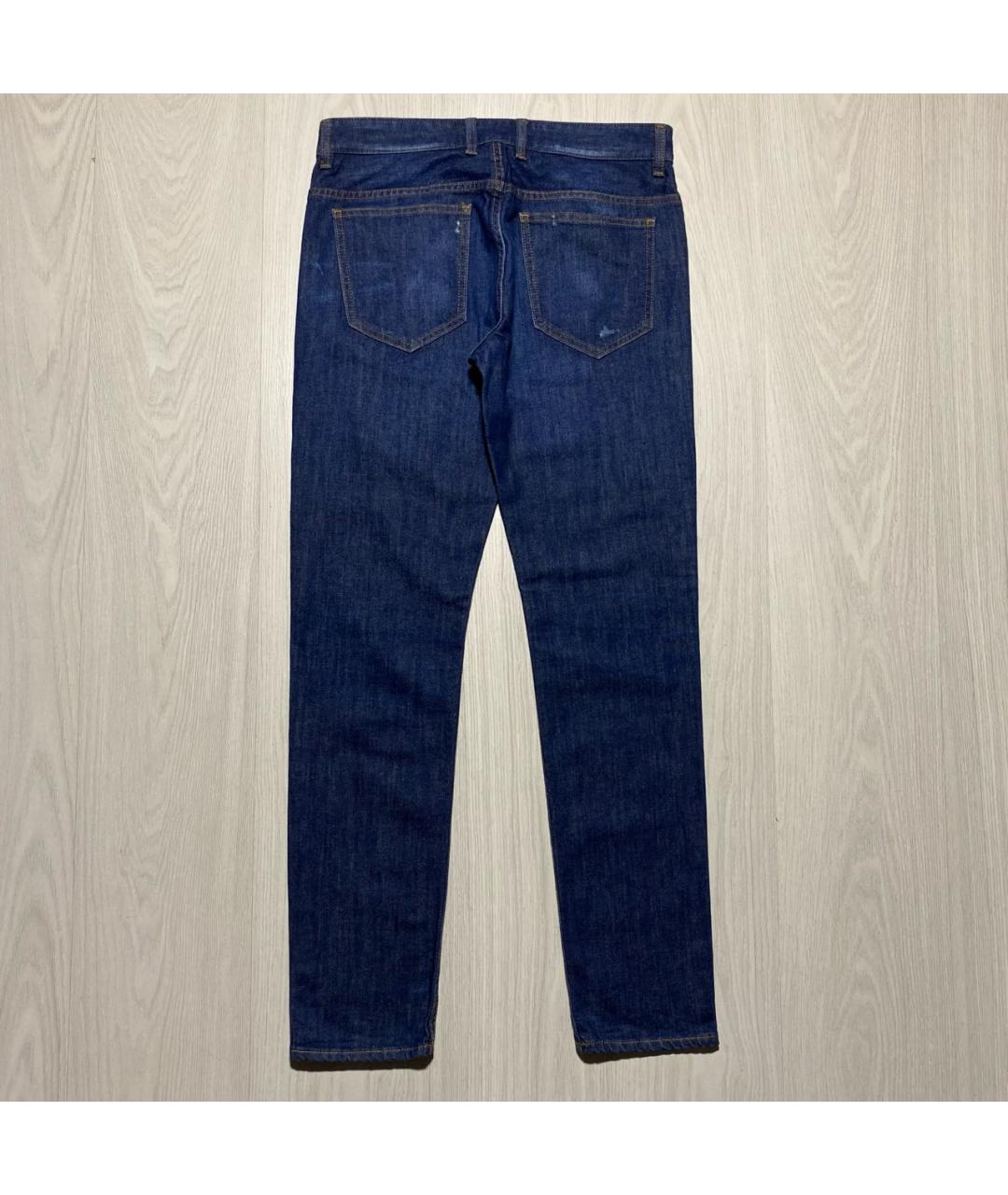 LOVE MOSCHINO Темно-синие хлопко-эластановые джинсы скинни, фото 6