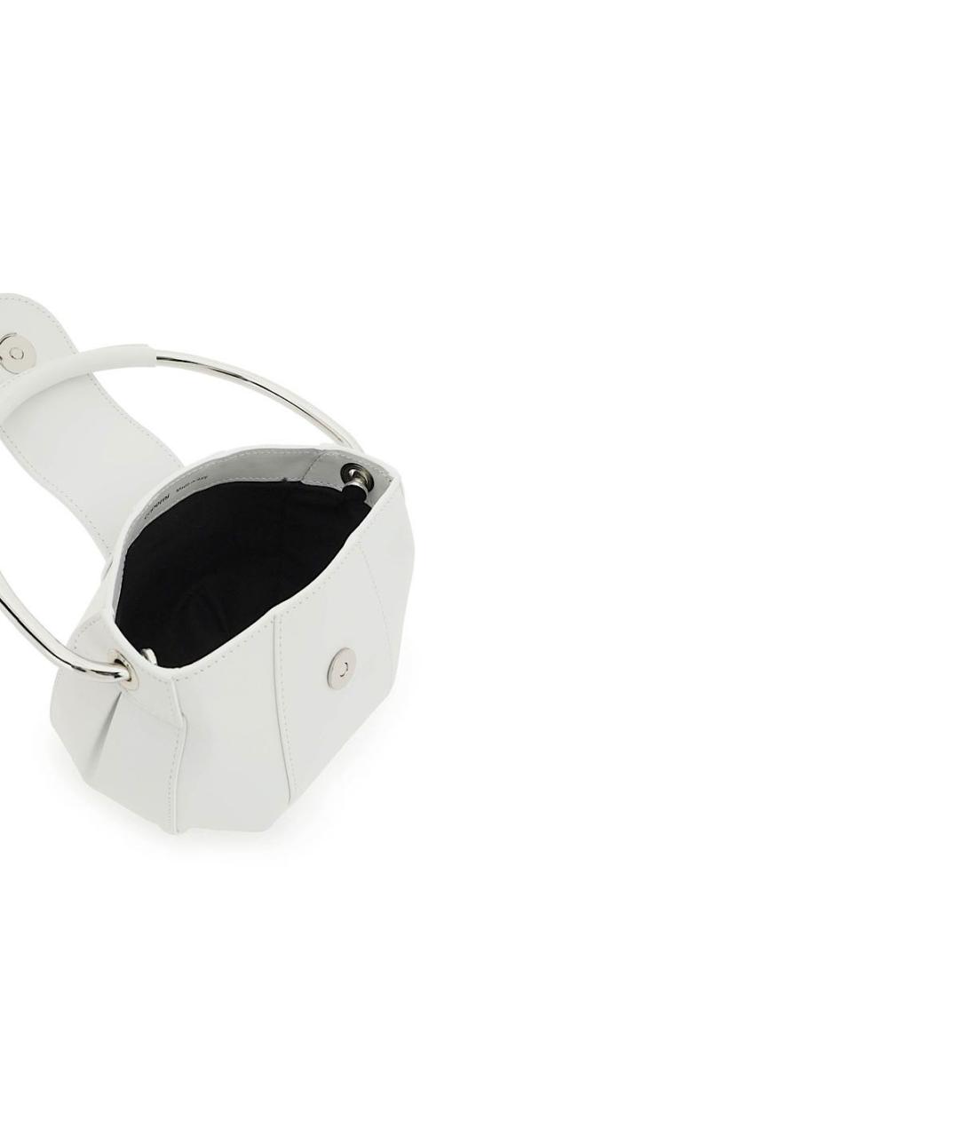 COPERNI Белая кожаная сумка с короткими ручками, фото 4