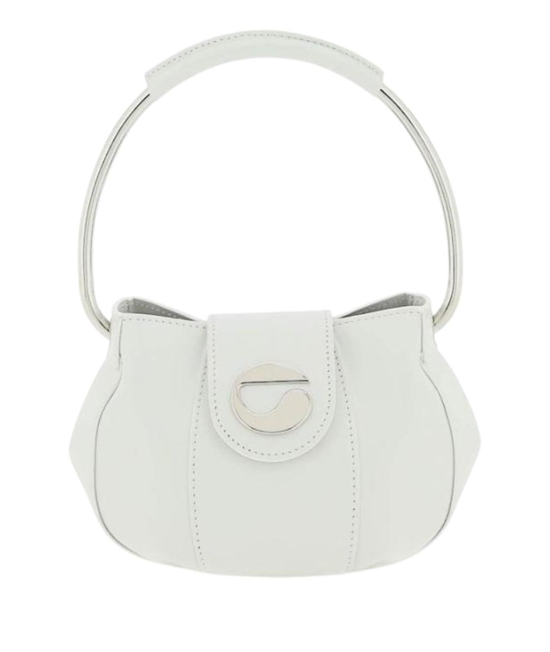 COPERNI Белая кожаная сумка с короткими ручками, фото 1