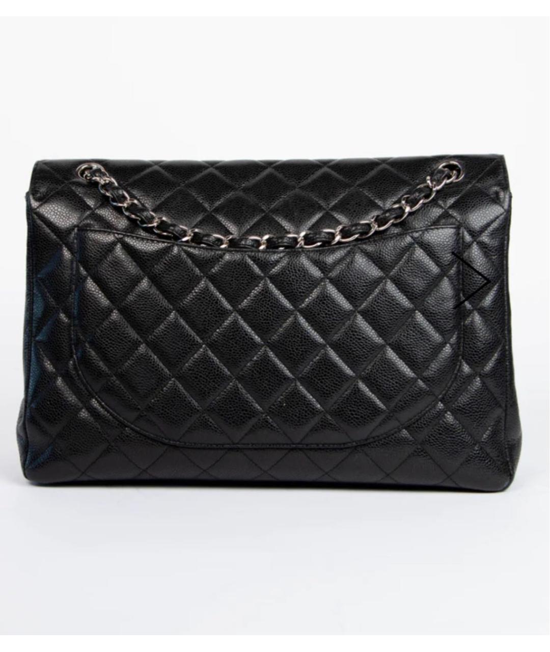 CHANEL Черная кожаная сумка через плечо, фото 3