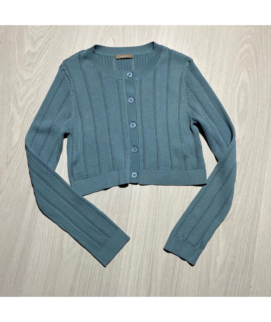 12 STOREEZ Голубой шерстяной кардиган, фото 5