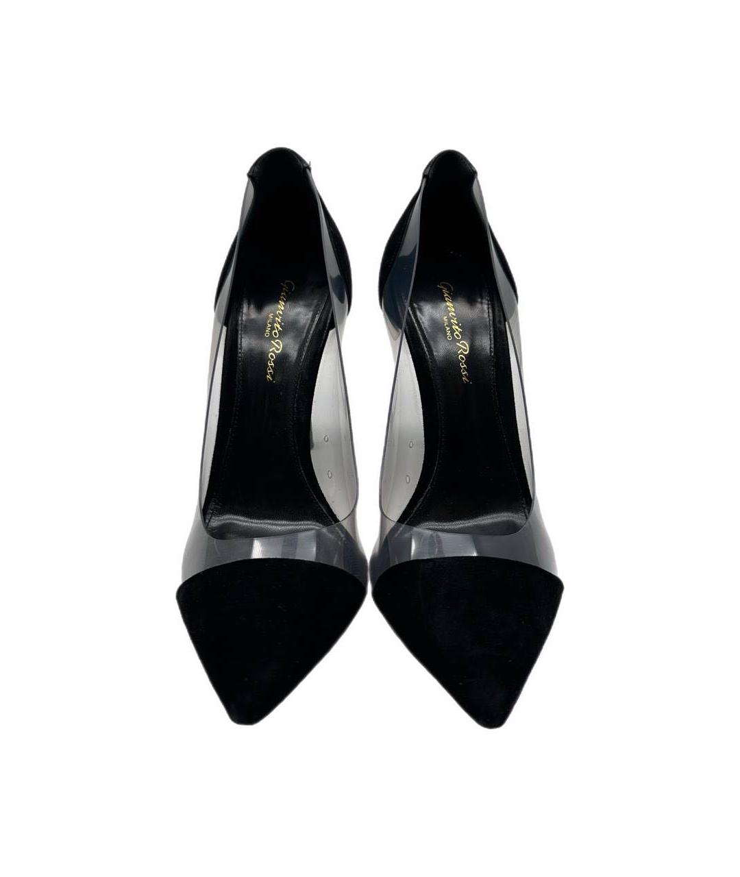 GIANVITO ROSSI Черные замшевые туфли, фото 2