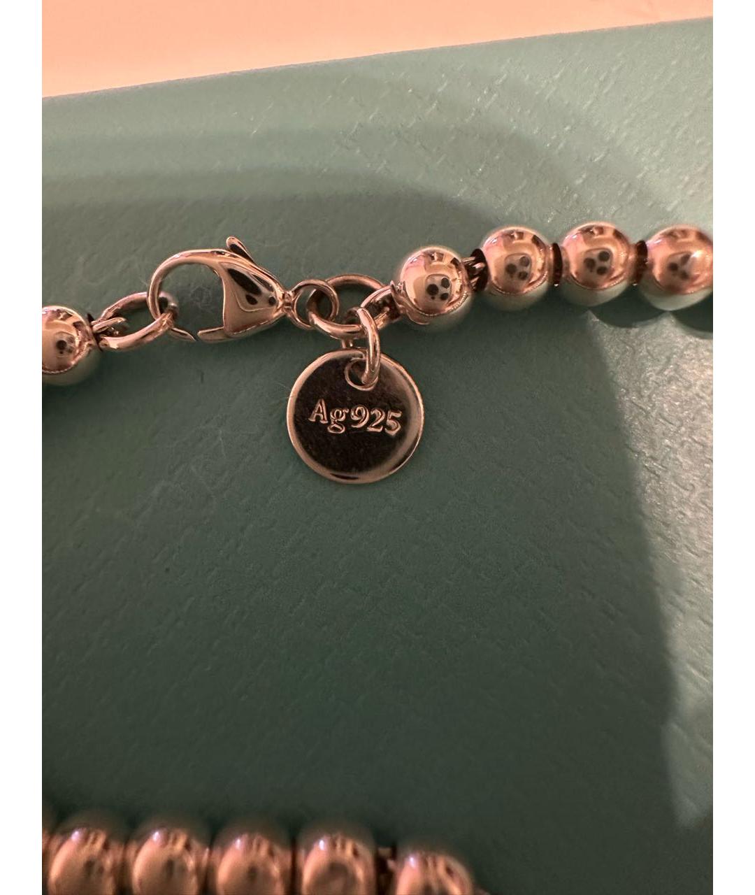 TIFFANY&CO Серебрянный серебряный браслет, фото 5