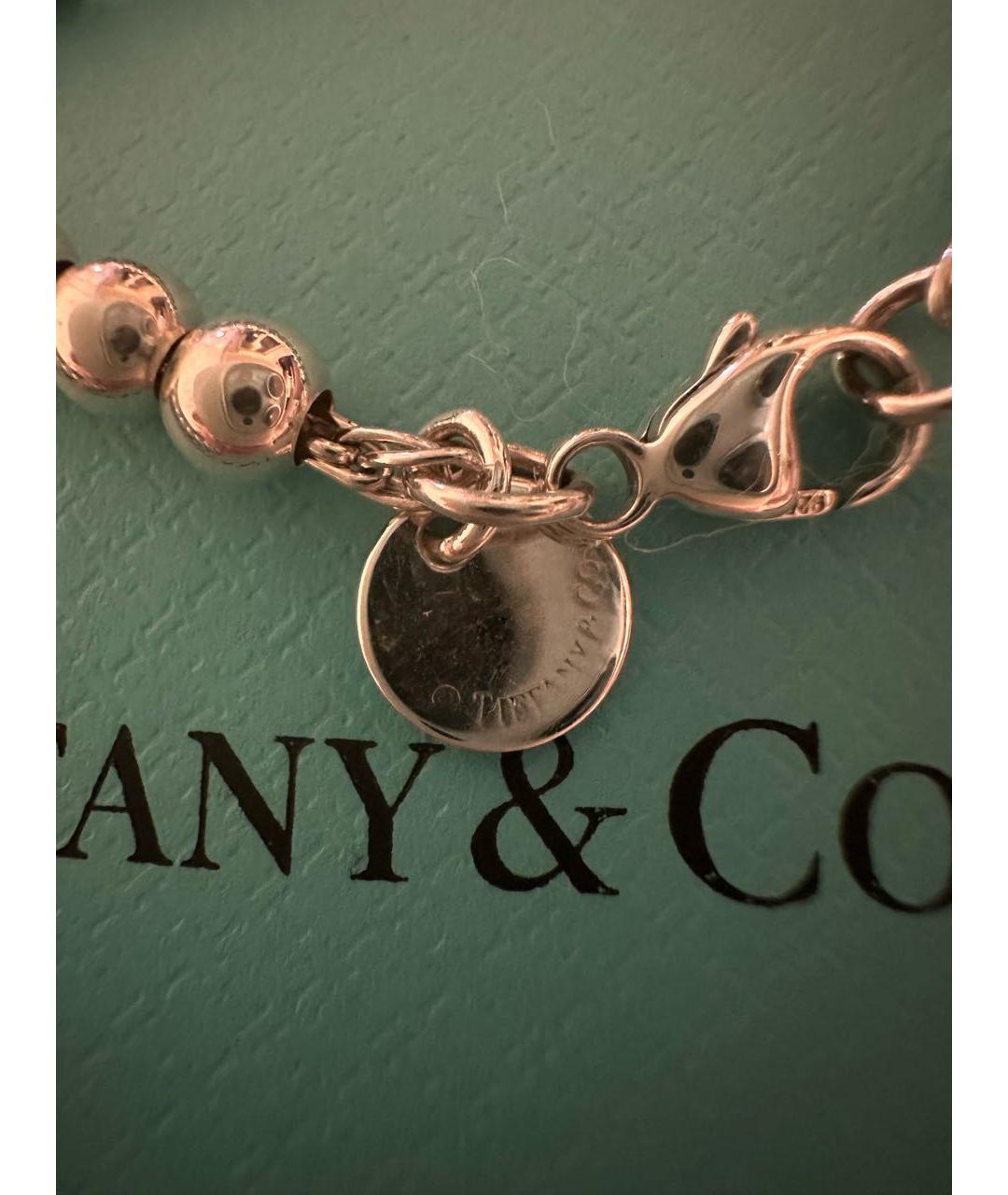TIFFANY&CO Серебрянный серебряный браслет, фото 6