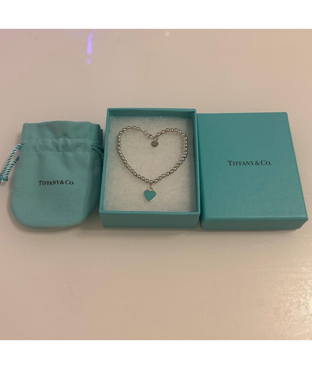 TIFFANY&CO Серебрянный серебряный браслет, фото 2