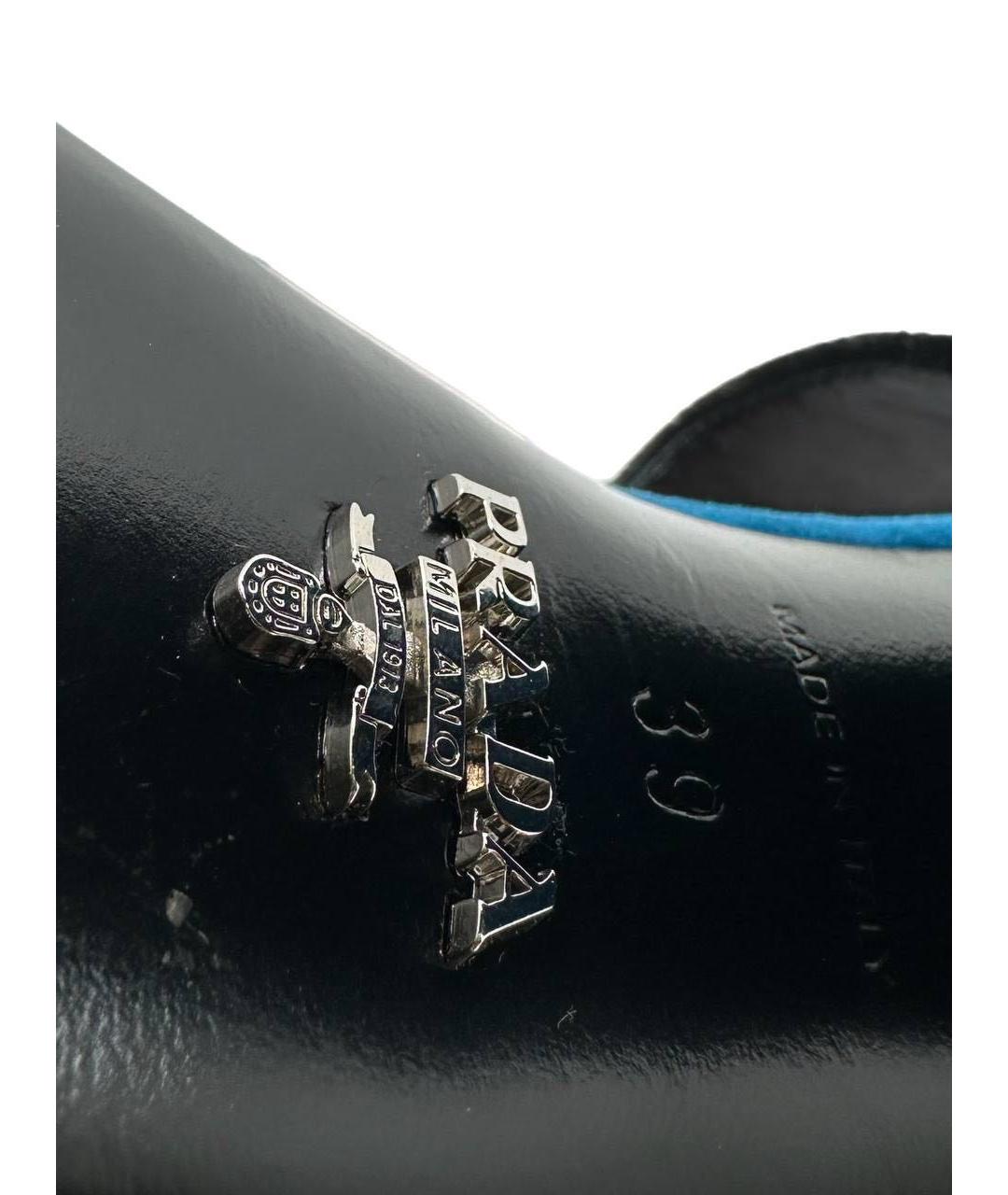 PRADA Синие замшевые туфли, фото 5