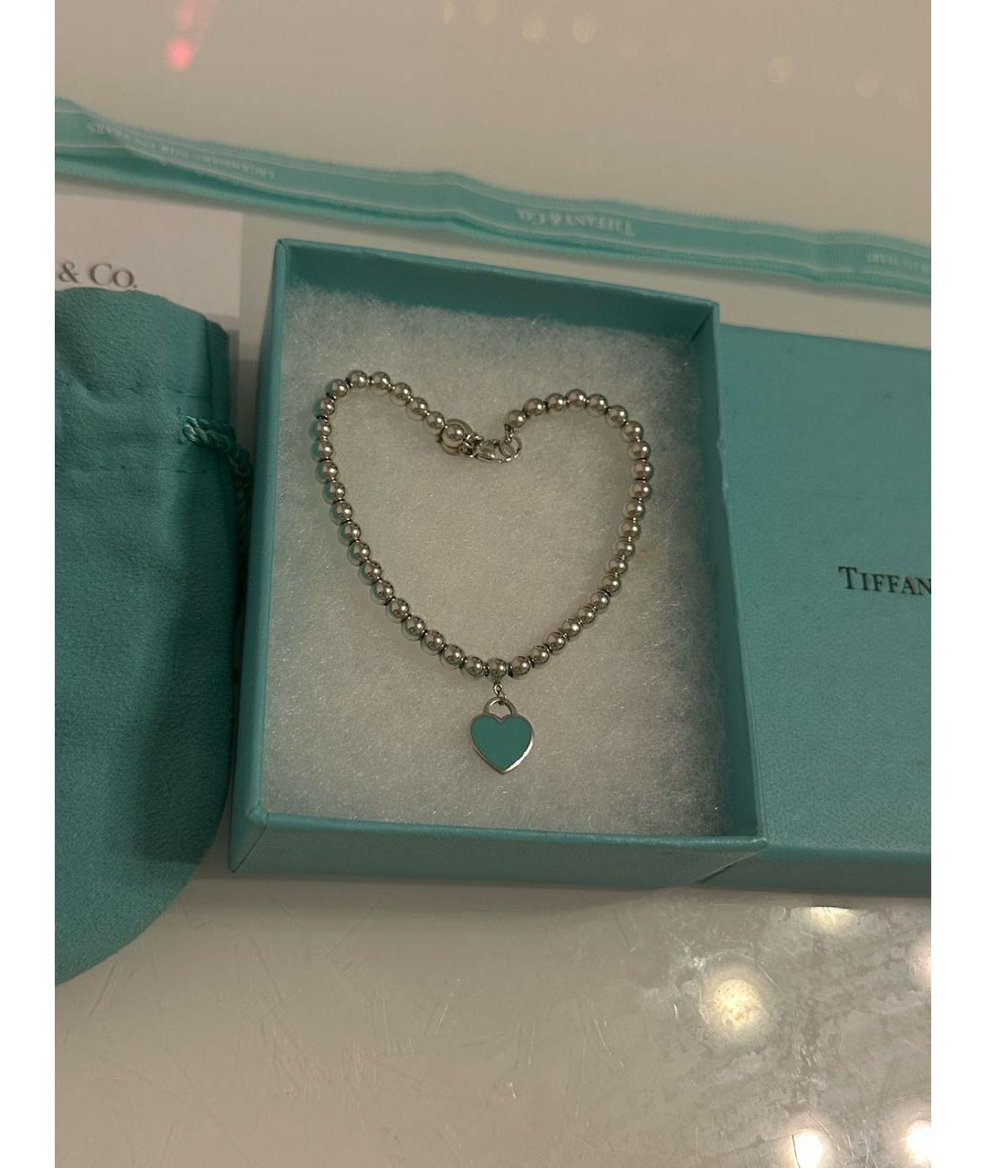 TIFFANY&CO Серебрянный серебряный браслет, фото 3