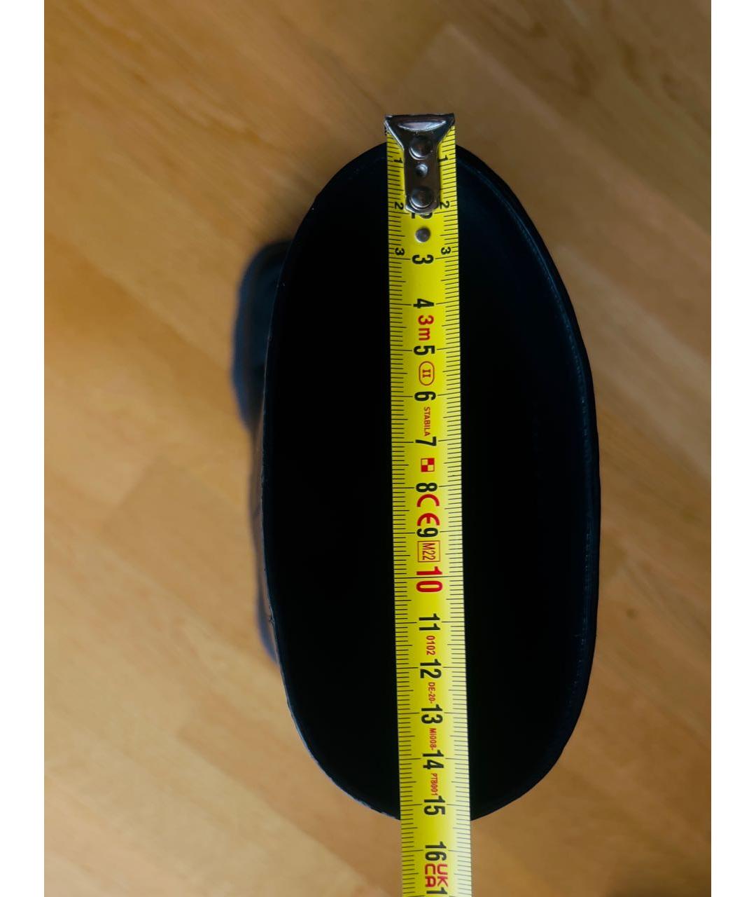 GUCCI Черные кожаные сапоги, фото 7