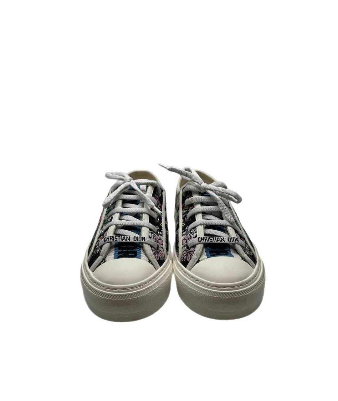 CHRISTIAN DIOR Белые кожаные кеды, фото 2